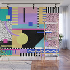 Memphis pattern 119 - 80s / 90s Retro Wall Mural Gallery Image 1