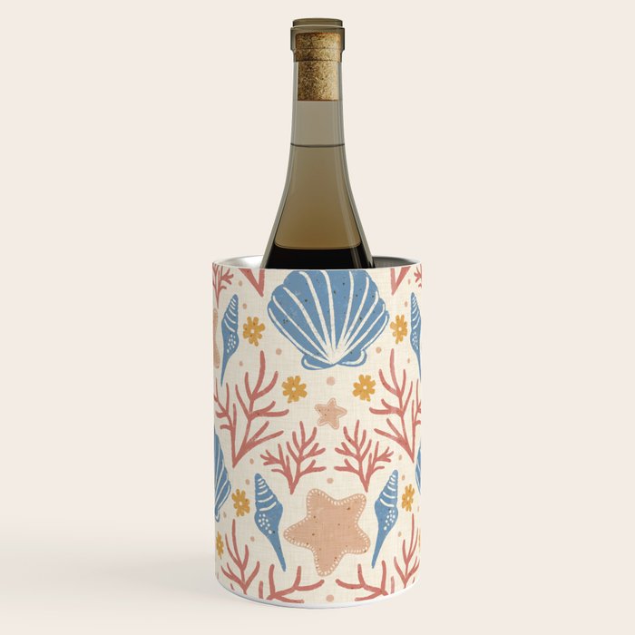 Seashells and Starfish Wine Chiller Gallery Image 2
