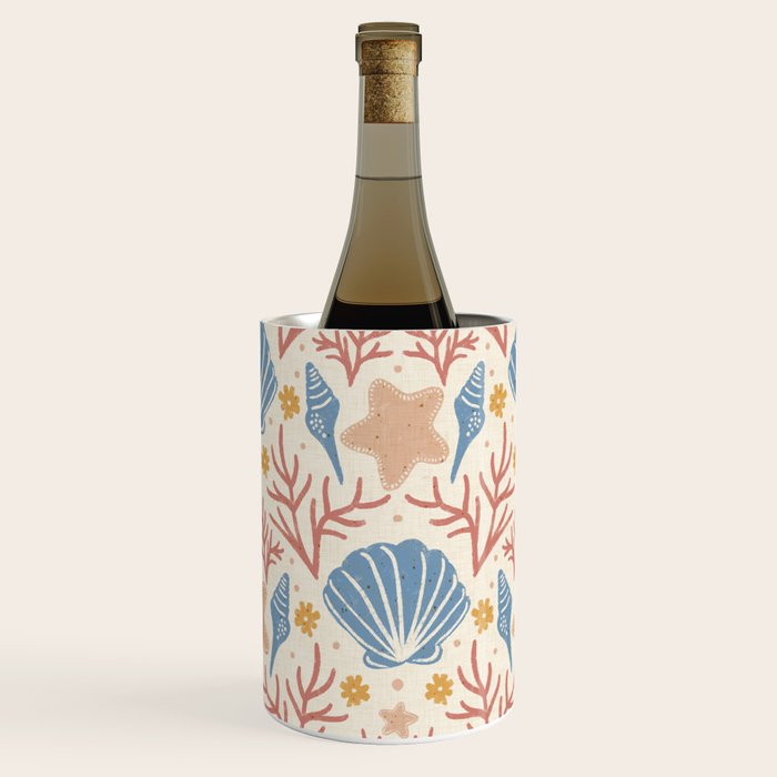 Seashells and Starfish Wine Chiller Gallery Image 1