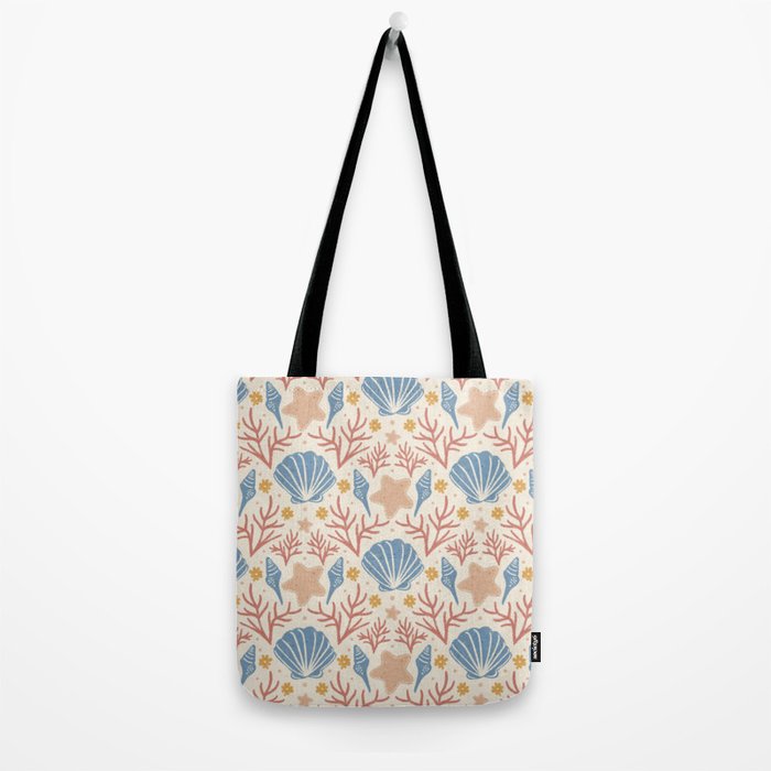 Seashells and Starfish Tote Bag Gallery Image 2