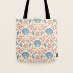 Seashells and Starfish Tote Bag Gallery Image 1