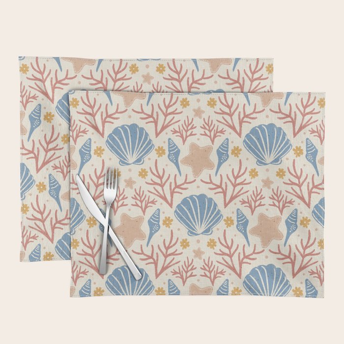 Seashells and Starfish Placemat Gallery Image 1