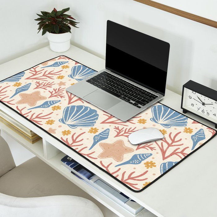 Seashells and Starfish Desk Mat Gallery Image 2