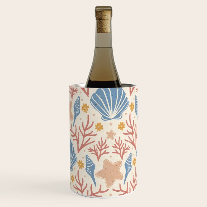 Seashells and Starfish Wine Chiller Gallery Image 3