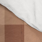 Gingham Large Brown Dark Light Tan Comforter Gallery Image 4