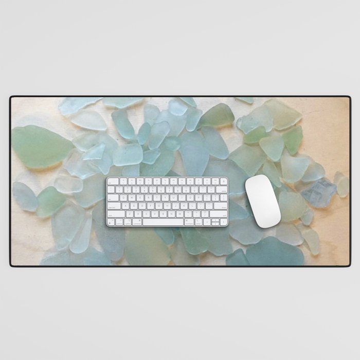 Ocean Hue Sea Glass Desk Mat Gallery Image 1