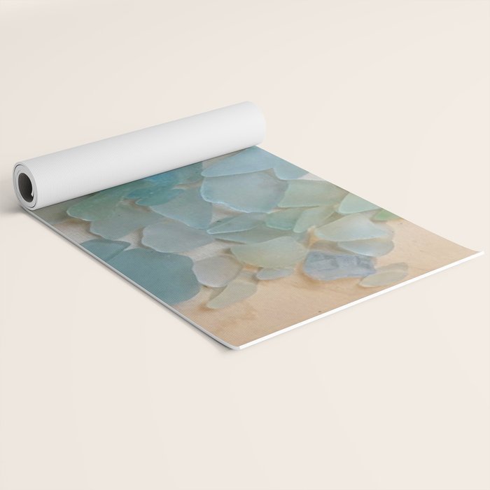 Ocean Hue Sea Glass Yoga Mat Gallery Image 2