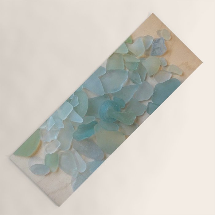 Ocean Hue Sea Glass Yoga Mat Gallery Image 1