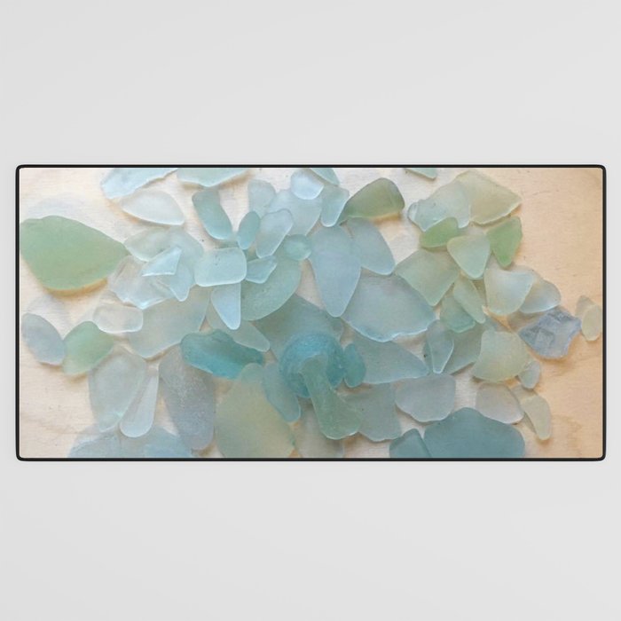Ocean Hue Sea Glass Desk Mat Gallery Image 3