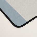 Blue And Cream Stripes And Flowers Desk Mat Gallery Image 4