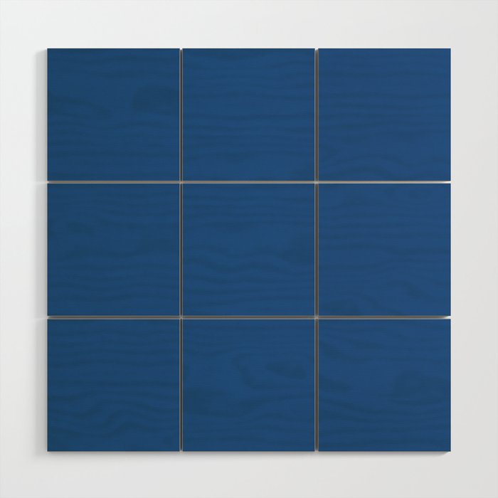 Lapis Blue Wood Wall Art Gallery Image 1