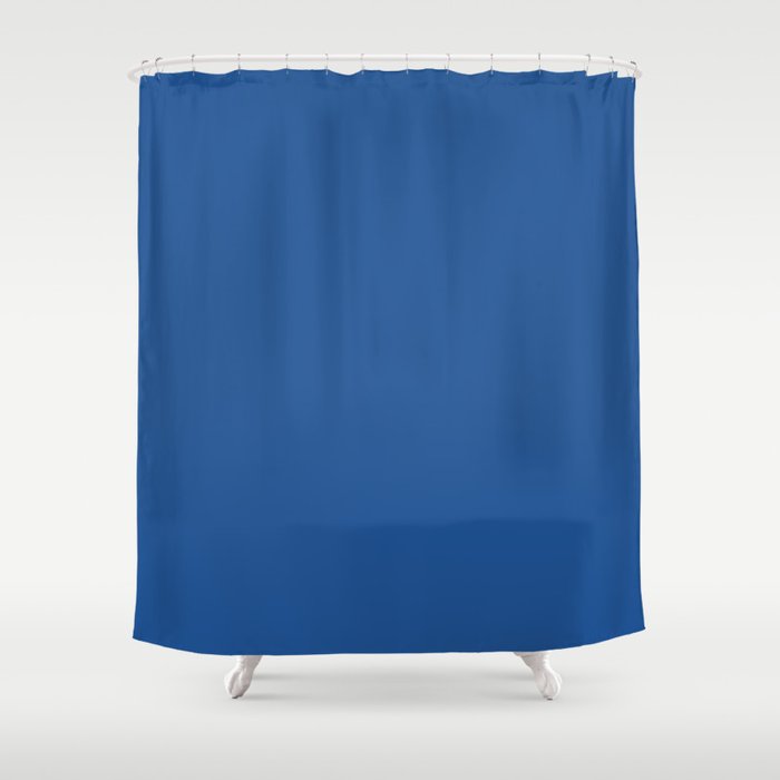 Lapis Blue Shower Curtain Gallery Image 1