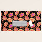 Romantic Vintage Peonies Desk Mat Gallery Image 1