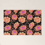 Romantic Vintage Peonies Welcome Mat Gallery Image 1
