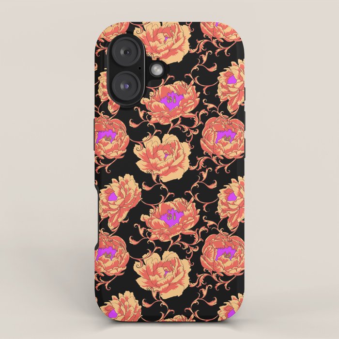 Romantic Vintage Peonies iPhone Case Gallery Image 1