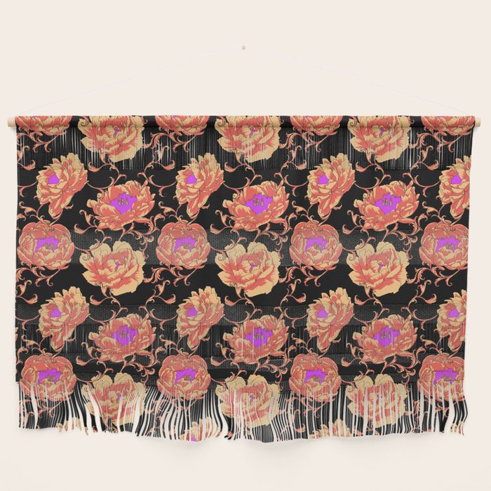 Romantic Vintage Peonies Wall Hanging Gallery Image 1