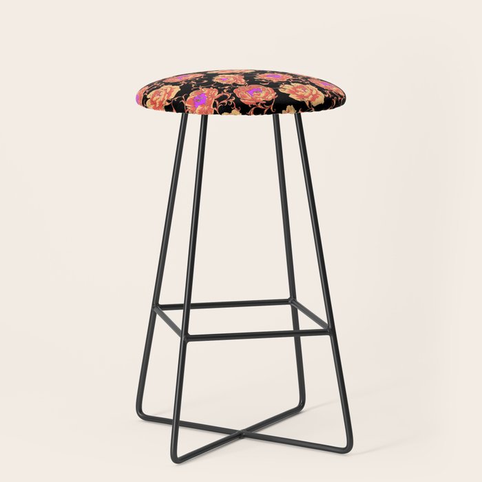Romantic Vintage Peonies Stool Gallery Image 1