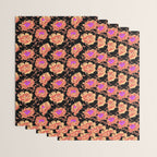 Romantic Vintage Peonies Wrapping Paper Gallery Image 3