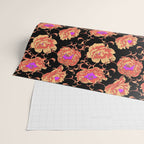 Romantic Vintage Peonies Wrapping Paper Gallery Image 2