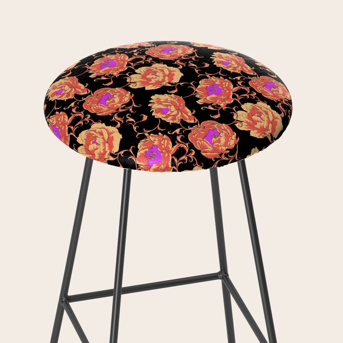 Romantic Vintage Peonies Stool Gallery Image 2