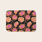 Romantic Vintage Peonies Bath Mat Gallery Image 1