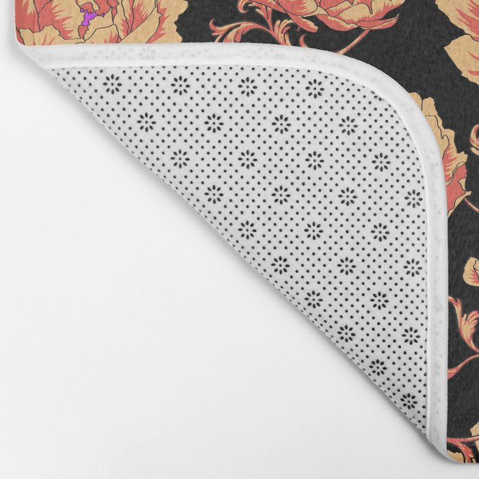 Romantic Vintage Peonies Bath Mat Gallery Image 2