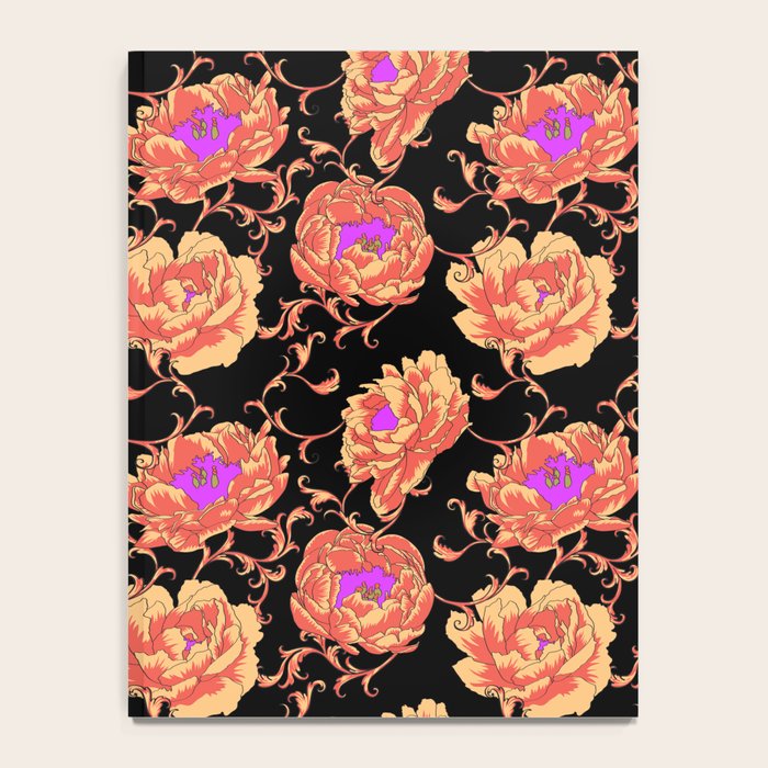 Romantic Vintage Peonies Notebook Gallery Image 4