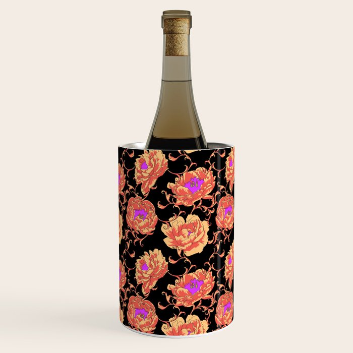 Romantic Vintage Peonies Wine Chiller Gallery Image 3