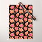 Romantic Vintage Peonies Wrapping Paper Gallery Image 1