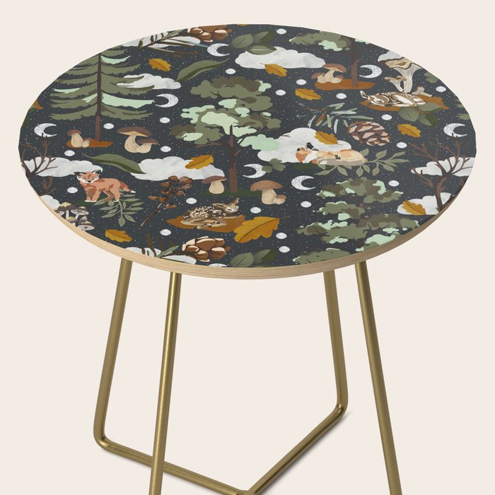 Baby animals in the dark forest DK Side Table Gallery Image 2