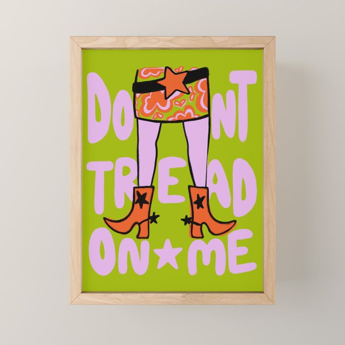 Don't Tread On Me Mini Art Print Gallery Image 1