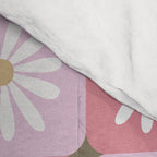 Checkered Daisies - Blush & Gold Comforter Gallery Image 4