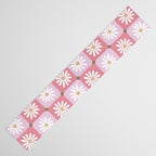 Checkered Daisies - Blush & Gold Table Runner Gallery Image 3