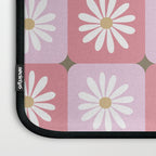 Checkered Daisies - Blush & Gold Laptop Sleeve Gallery Image 3