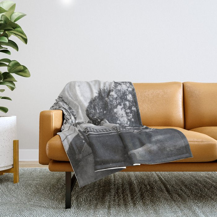 VINTAGE PALM SPRINGS Throw Blanket Gallery Image 1