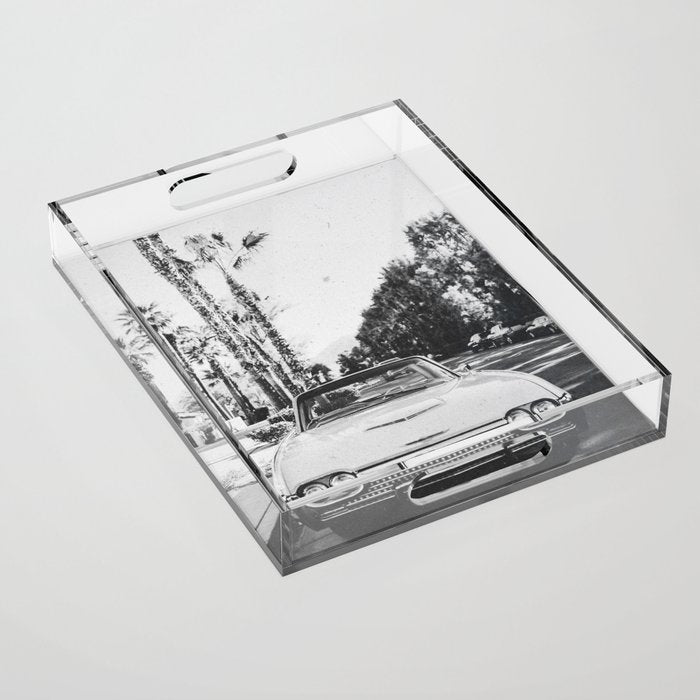 VINTAGE PALM SPRINGS Acrylic Tray Gallery Image 1