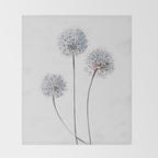 Dandelion 2 Throw Blanket Gallery Image 2