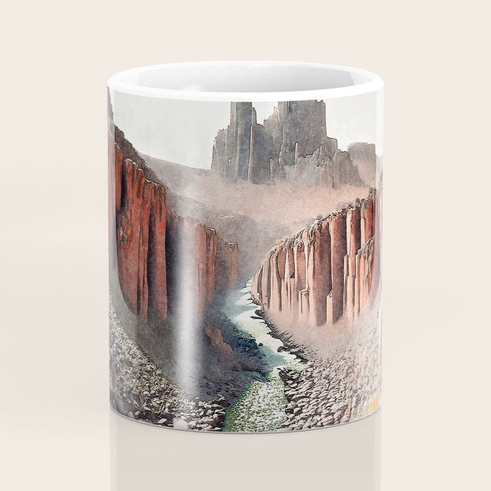 Path to Hon - Nature Landscape Coffee Mug Gallery Image 4