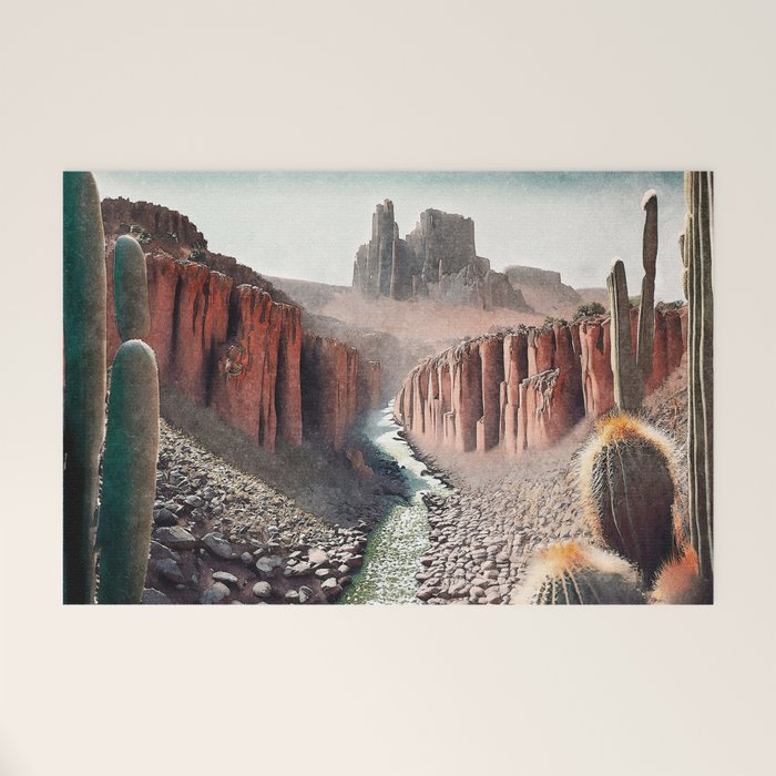 Path to Hon - Nature Landscape Welcome Mat Gallery Image 1