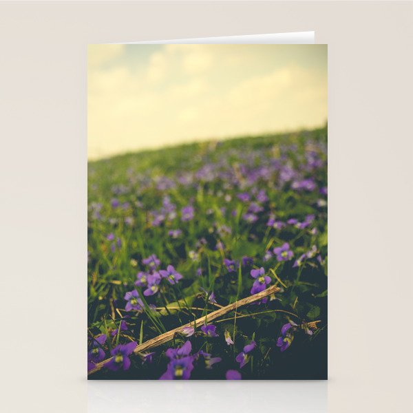 Sweet Violets Stationery Card Gallery Image 2