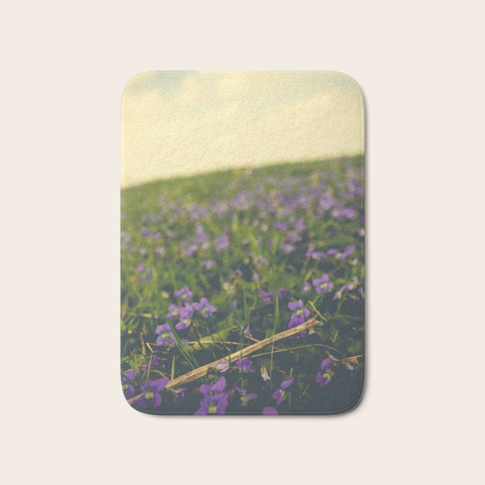 Sweet Violets Bath Mat Gallery Image 1