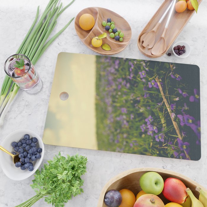 Sweet Violets Cutting Board Gallery Image 2