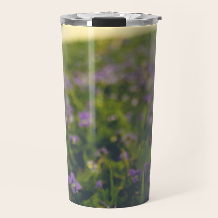Sweet Violets Travel Mug Gallery Image 1