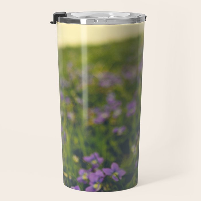 Sweet Violets Travel Mug Gallery Image 3