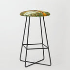 Louis Comfort Tiffany - Stained glass. Tree of life Stool Gallery Image 1