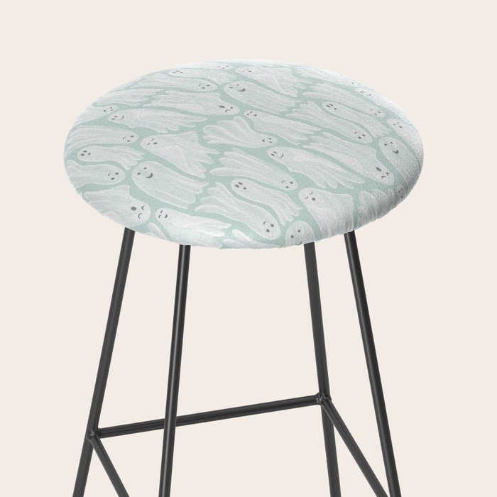 Gossamer Ghosts - soft blue Stool Gallery Image 2