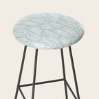 Gossamer Ghosts - soft blue Stool Gallery Image 2
