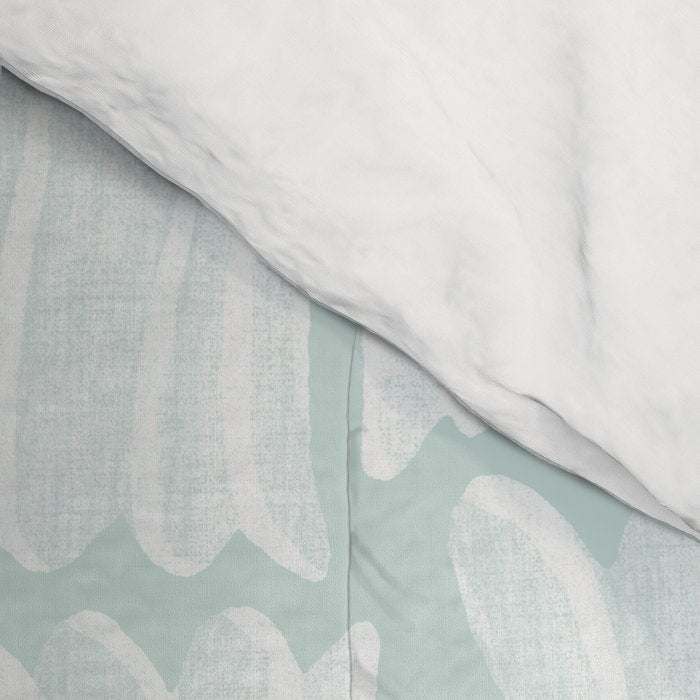 Gossamer Ghosts - soft blue Comforter Gallery Image 4