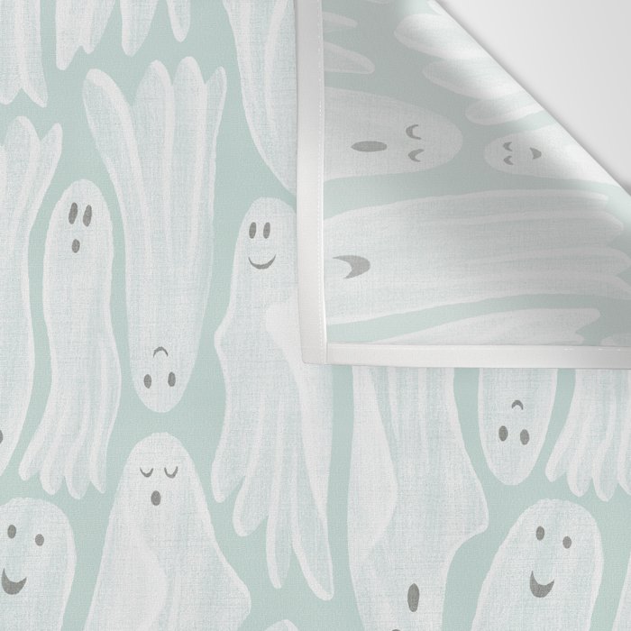 Gossamer Ghosts - soft blue Wall Tapestry Gallery Image 3