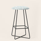 Gossamer Ghosts - soft blue Stool Gallery Image 1